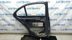 Bare rear left door Mercedes C-class W205 15-18 aluminum, graphite 992, in glue