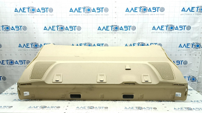 Rear shelf BMW 5 F10 11-16 beige without curtain, under the sofa, needs cleaning, scratches, broken mount
