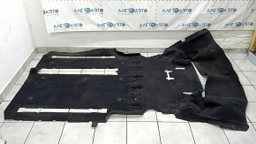 Rear floor covering for Toyota Sienna 21-25, black, for cleaning