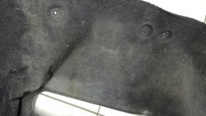 Rear floor covering for Toyota Sienna 21-25, black, for cleaning