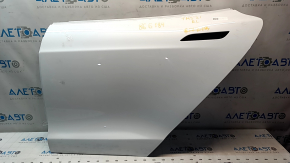 Tesla Model S 21-25 rear left door assembly, white PPSW, aluminum