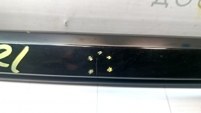 Tesla Model S 21-25 black center rear left door glass molding