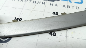 Right front bumper lower grille molding for BMW 5 Series F10 14-16, matte chrome under fog lights. Base, sand