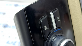 Climate control and radio control for a BMW 5 Series F10 11-16, heated seats, beige trim, air under glass, worn buttons