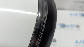 Left side mirror assembly BMW 5 F10 14-16, 5 pins, turn signal, heated, auto-dimming, white, cracks in the turn signal glass