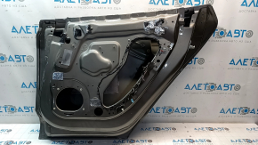 Rear right door assembly for Tesla Model S 12-15 pre-restored, brown PPTI, scratches, paint wear