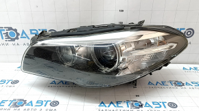 BMW 5 F10 14-16 xenon front left headlight assembly, polishable, scratched