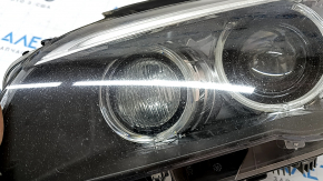 BMW 5 F10 14-16 xenon front left headlight assembly, polishable, scratched