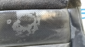 Driver's seat cushion cover for Acura ILX 13-15, black leather, perforated, heated, worn, needs cleaning