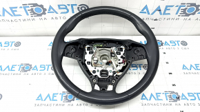 Naked steering wheel BMW 5 F10 11-16 black leather Sport, heated, worn