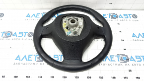Naked steering wheel BMW 5 F10 11-16 black leather Sport, heated, worn