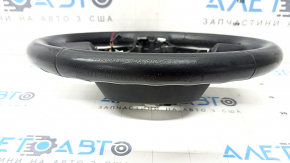 Naked steering wheel BMW 5 F10 11-16 black leather Sport, heated, worn