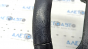 Naked steering wheel BMW 5 F10 11-16 black leather Sport, heated, worn