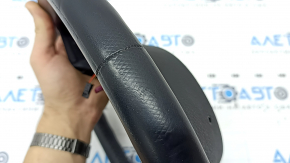 Naked steering wheel BMW 5 F10 11-16 black leather Sport, heated, worn