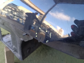 Quarter wing rear right BMW 5 G30 17-23 on the body, black, non-factory hole, pokes