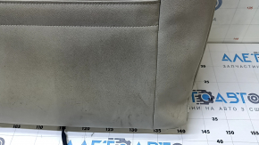 VW Atlas 18 passenger seat back upholstery - leather, gray, perforated, heated, cleanable