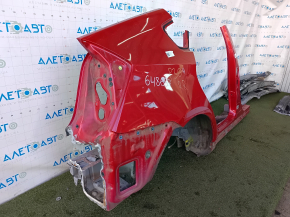 Quarter wing rear right Toyota Prius 30 10-15 on the body, red, bump