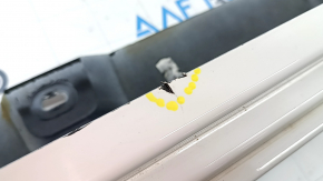 Left side sill for BMW 5 F10 11-16, white, scratches