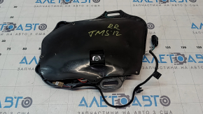 Tesla Model S 12-20 chrome interior rear right door handle, scratches
