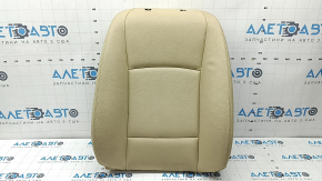 BMW 5 F10 14-16 passenger seat back upholstery, Dakota beige leather, Venetobeige