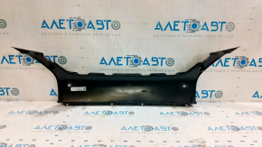 Upper trim for the front bumper of the Nissan Murano z52 19-24, gloss black, for parking sensors, with chrome molding