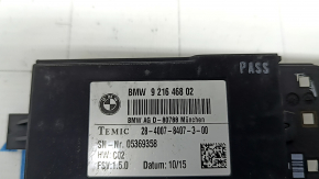Rear left seat heating control unit BMW 5 F10 10-17