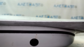 Tesla Model 3 21 front right door, bare, white PPSW, dents, scratches, corner scratches