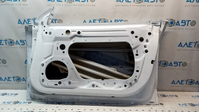 Tesla Model 3 21 front right door, bare, white PPSW, dents, scratches, corner scratches