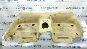 Rear floor covering for BMW 5 F10 14-16 beige Venetobeige, dry-cleanable