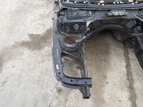 Front right quarter panel BMW 3 F30 16-18 on the body, black, dented