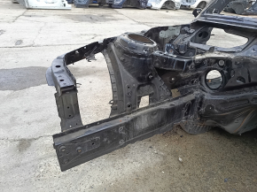 Front right quarter panel BMW 3 F30 16-18 on the body, black, dented