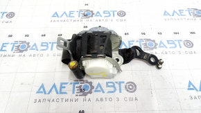 Rear left seat belt Mercedes C-class W205 15-21 black, rusty squib, contact with water