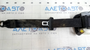 Rear left seat belt Mercedes C-class W205 15-21 black, rusty squib, contact with water