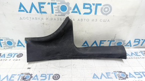 Rear right inner door sill trim for Mercedes C-class W205 15-18, black, scratches