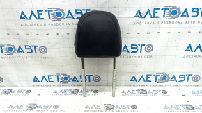 Front left headrest for VW Atlas 24-25, black leather, white stitching