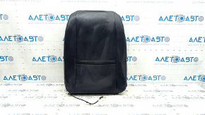 Driver's seat back upholstery for VW Atlas 24-25, black leather, white stitching, SE, perforation, heated