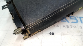 Mercedes C-class W205 15-21 center console armrest, black leather, with backlight, dry-cleanable, water-resistant