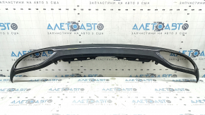 Mercedes C-class W205 300/350e/350h/400 rear bumper lip 19-21 without parking sensors, with moldings