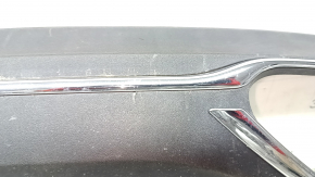 Mercedes C-class W205 300/350e/350h/400 rear bumper lip 19-21 without parking sensors, with moldings
