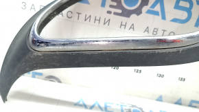 Mercedes C-class W205 300/350e/350h/400 rear bumper lip 19-21 without parking sensors, with moldings