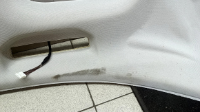 Mercedes C-class W205 19-21 headliner for panoramic windows, gray, fabric peeling, dry cleanable, no magnet