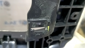 VW Atlas 24-25 headliner without panoramic windows, gray, creases, scratches, needs cleaning, broken fasteners