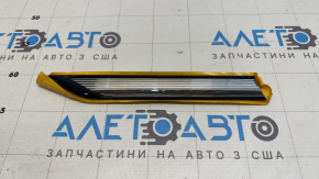 Front left door molding for VW Tiguan 22-24, glossy black with chrome