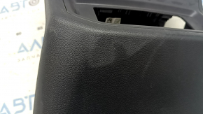 Rear center console trim with air vent deflector VW Atlas 24-25 black for 2 USB, scratches