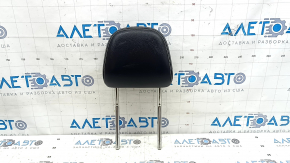 Front right headrest for VW Atlas 24-25, black leather with white stitching