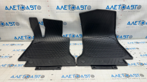 Set of floor mats for Mercedes C-class W205 15-18, black rubber