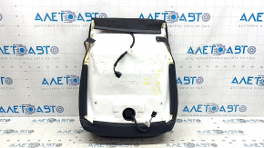 VW Atlas 24-25 passenger seat cushion upholstery, black leather, white stitching, SE, perforation, heating, ventilation