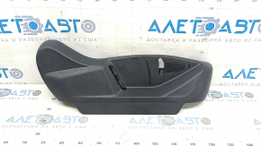 VW Atlas 18-25 passenger seat control trim panel, black