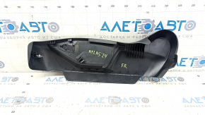 VW Atlas 18-25 passenger seat control trim panel, black