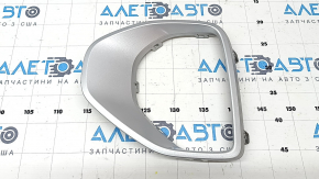Left front bumper grille trim for VW Atlas 24-25, silver